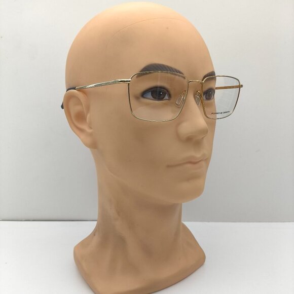 🕶️Made in Italy! Porsche Design P8760 Pale Gold Eyeglasses 58/17 145 /EUM153🕶️ - Picture 8 of 11